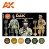 AK Interactive AK11628 DAK SOLDIERS UNIFORM COLORS